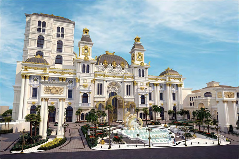 AOC力聯(lián)思阻燃樹脂應(yīng)用案例:美國塞班島博華太平洋娛樂度假村建筑內(nèi)外墻飾件、雕塑